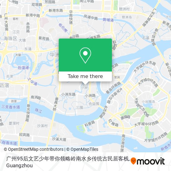 广州95后文艺少年带你领略岭南水乡传统古民居客栈 map