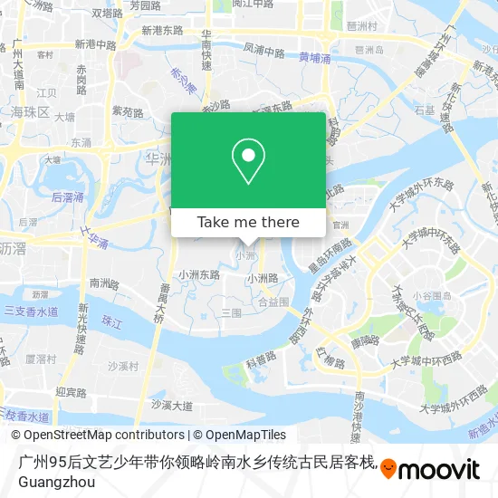 广州95后文艺少年带你领略岭南水乡传统古民居客栈 map