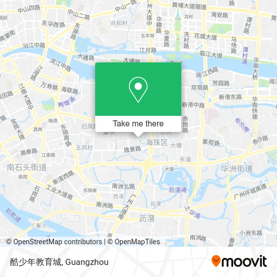 酷少年教育城 map