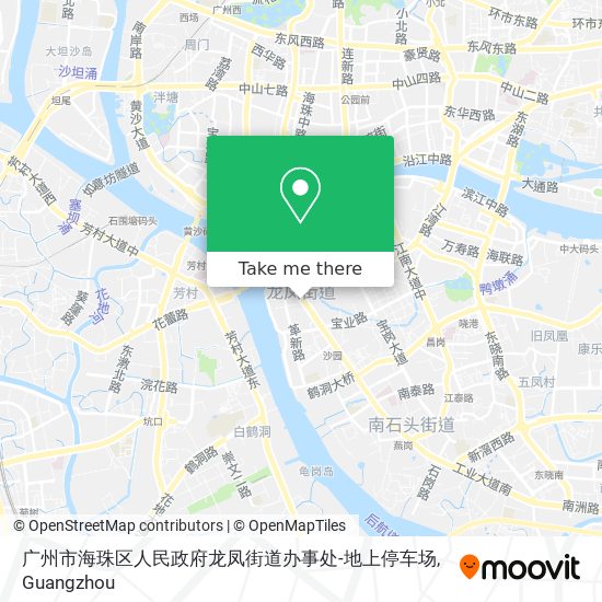 广州市海珠区人民政府龙凤街道办事处-地上停车场 map