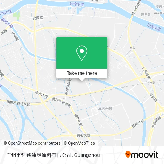 广州市哲铭油墨涂料有限公司 map