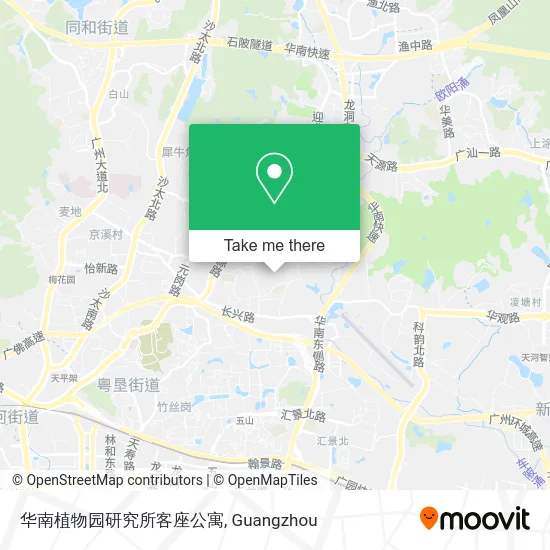 华南植物园研究所客座公寓 map