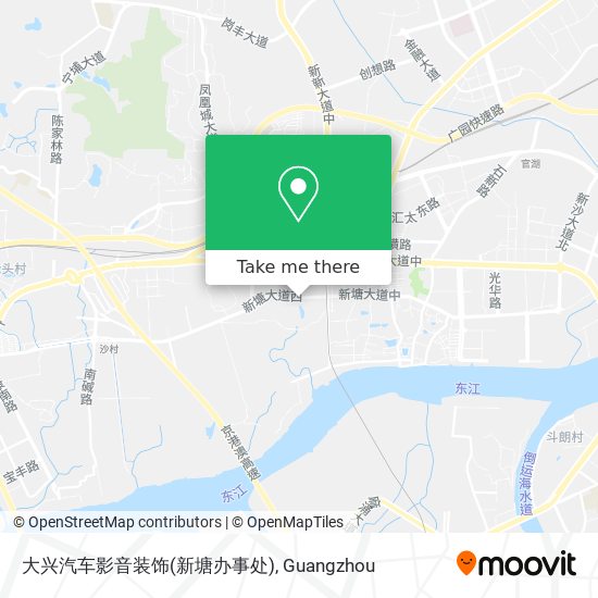 大兴汽车影音装饰(新塘办事处) map