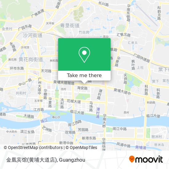 金凰宾馆(黄埔大道店) map