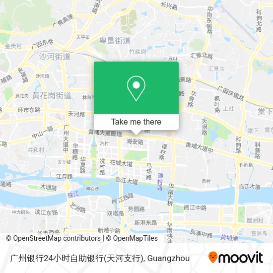 广州银行24小时自助银行(天河支行) map