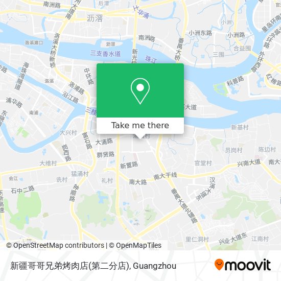 新疆哥哥兄弟烤肉店(第二分店) map