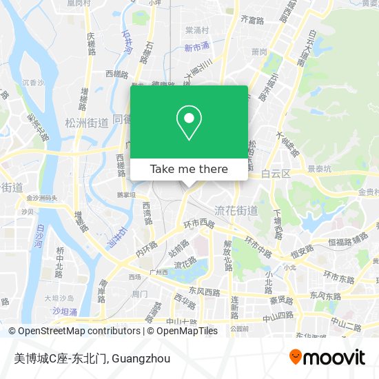 美博城C座-东北门 map