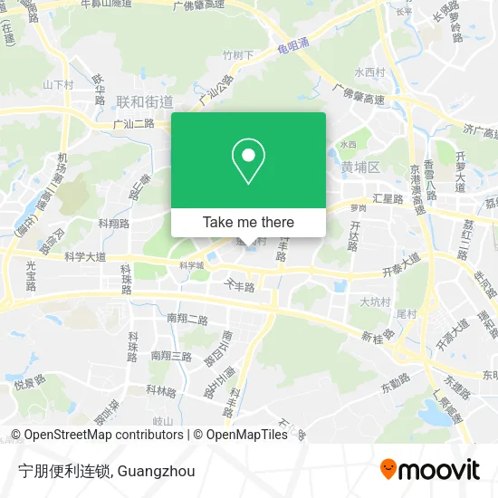 宁朋便利连锁 map