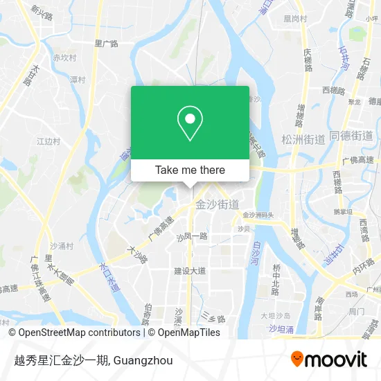 越秀星汇金沙一期 map