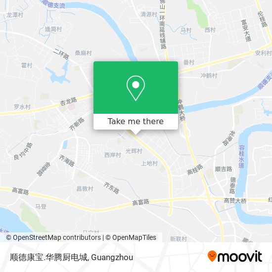 顺德康宝.华腾厨电城 map