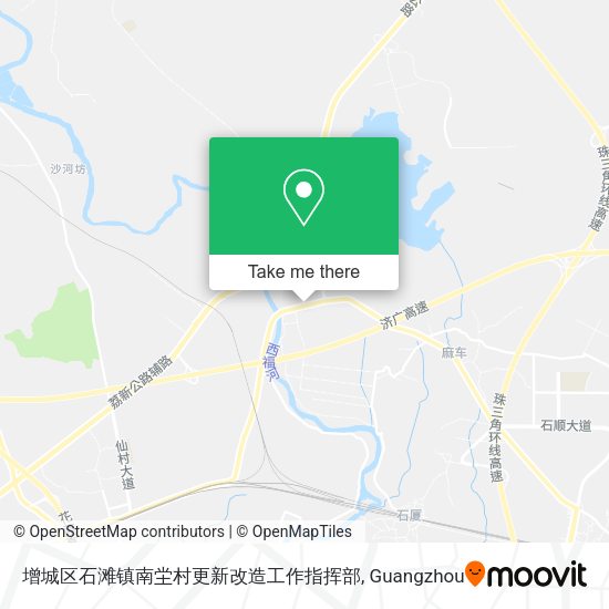 增城区石滩镇南坣村更新改造工作指挥部 map