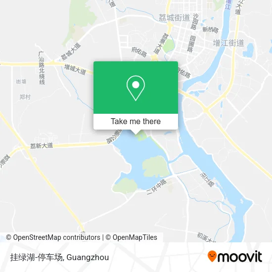 挂绿湖-停车场 map