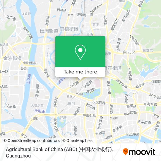 Agricultural Bank of China (ABC) (中国农业银行) map