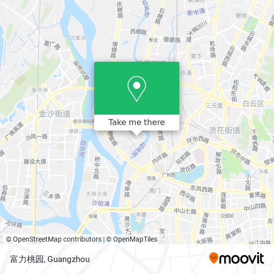 富力桃园 map