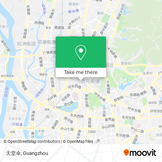 天堂伞 map