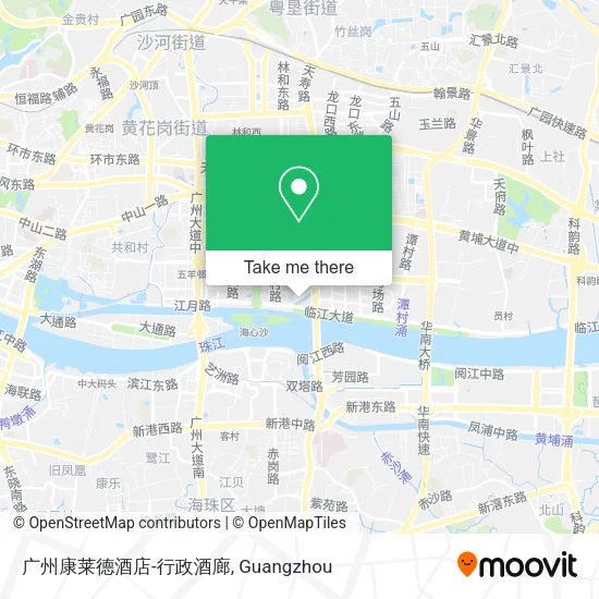 广州康莱德酒店-行政酒廊 map