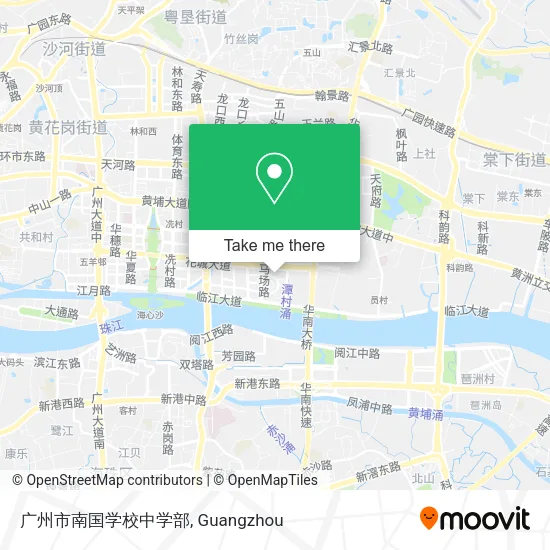 广州市南国学校中学部 map