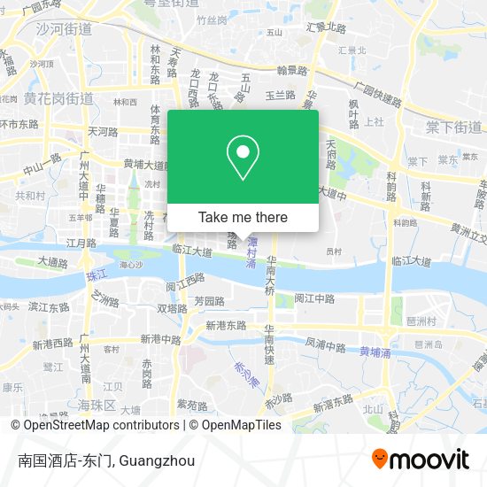 南国酒店-东门 map