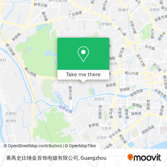 番禺史比锤金首饰电镀有限公司 map