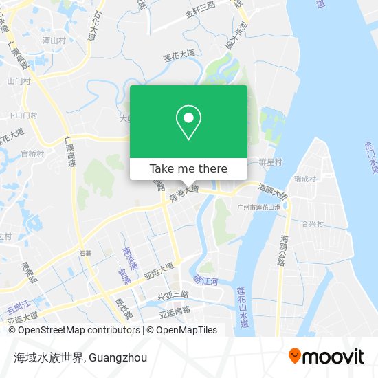 海域水族世界 map