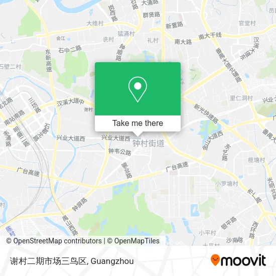 谢村二期市场三鸟区 map