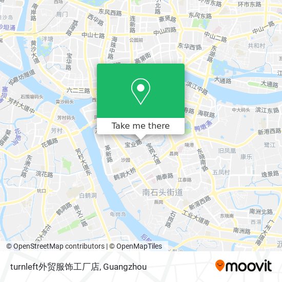 turnleft外贸服饰工厂店 map