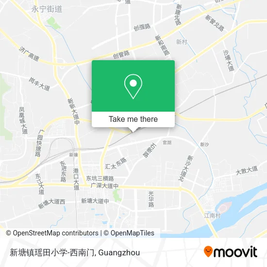 新塘镇瑶田小学-西南门 map