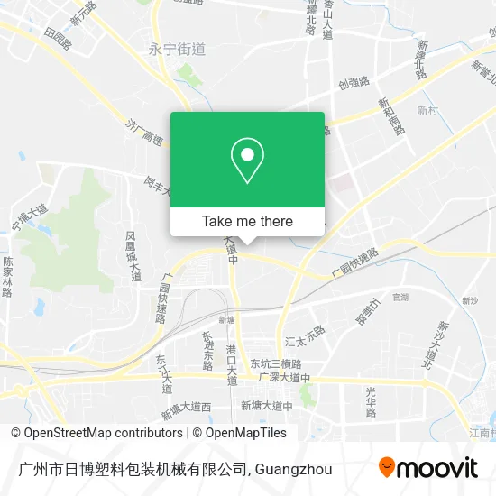 广州市日博塑料包装机械有限公司 map