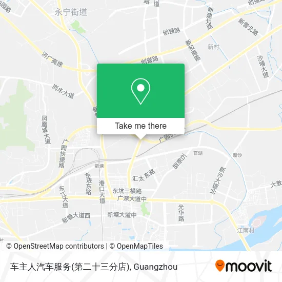 车主人汽车服务(第二十三分店) map