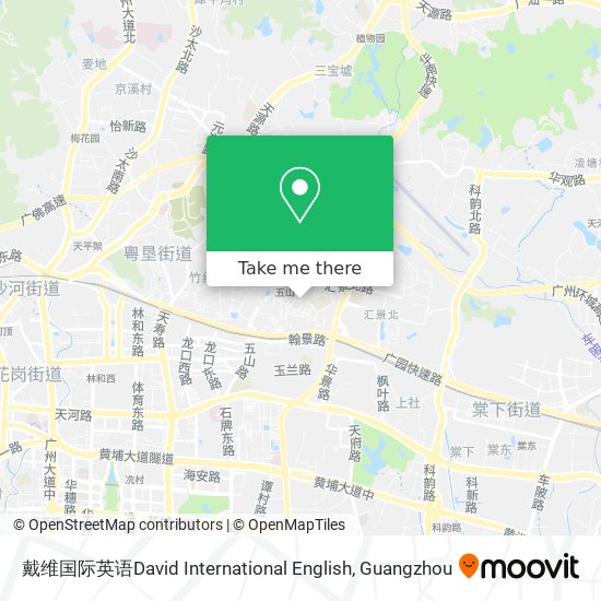 戴维国际英语David International English map
