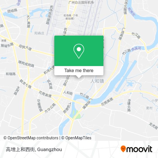 高增上和西街 map