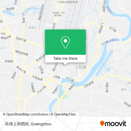 高增上和西街 map