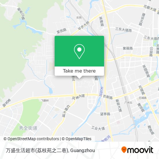 万盛生活超市(荔枝苑之二巷) map