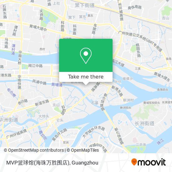 MVP篮球馆(海珠万胜围店) map