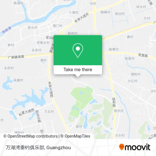 万湖湾垂钓俱乐部 map