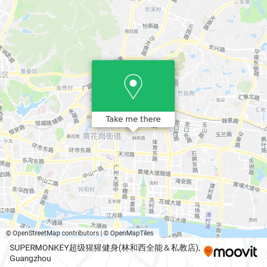 SUPERMONKEY超级猩猩健身(林和西全能＆私教店) map