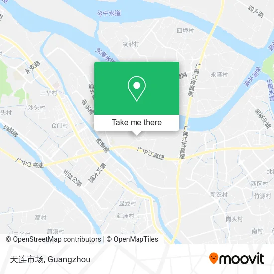 天连市场 map