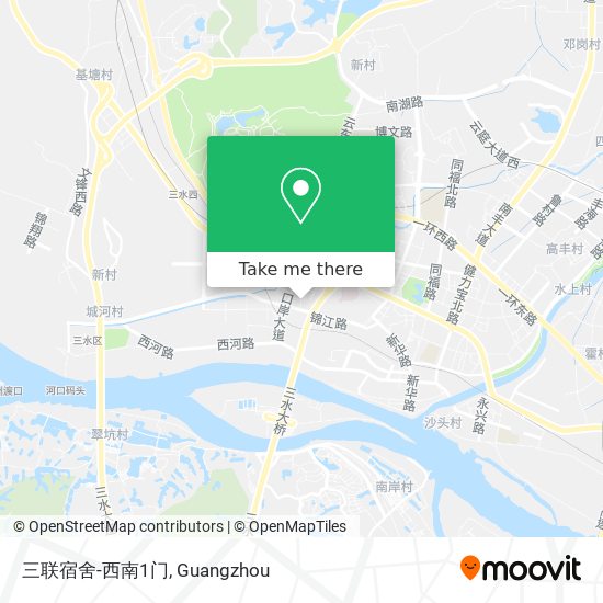 三联宿舍-西南1门 map