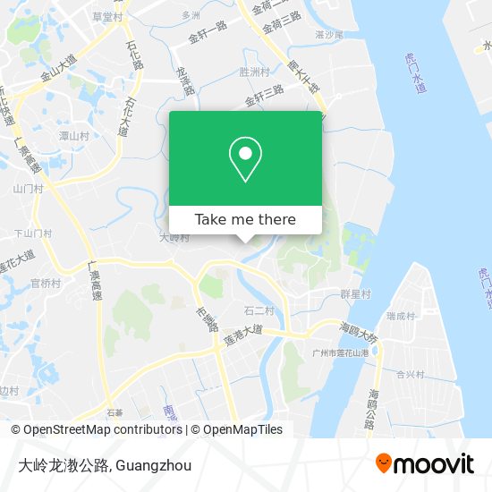 大岭龙漖公路 map