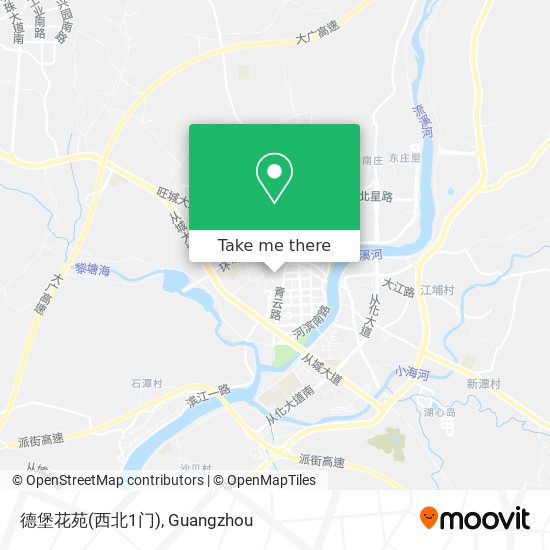 德堡花苑(西北1门) map