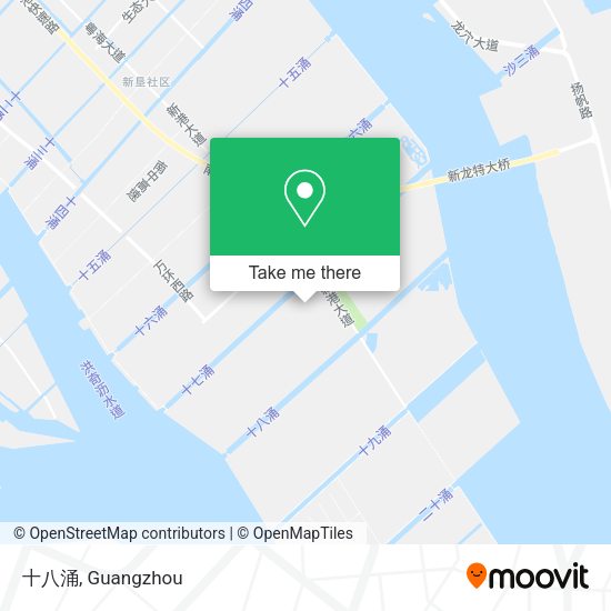十八涌 map