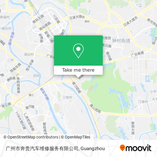 广州市奔贵汽车维修服务有限公司 map