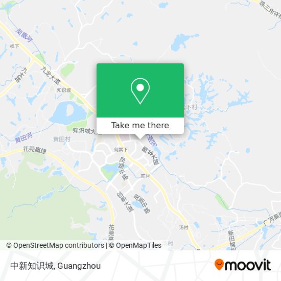 中新知识城 map