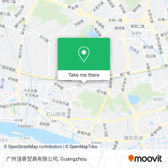 广州顶香贸易有限公司 map