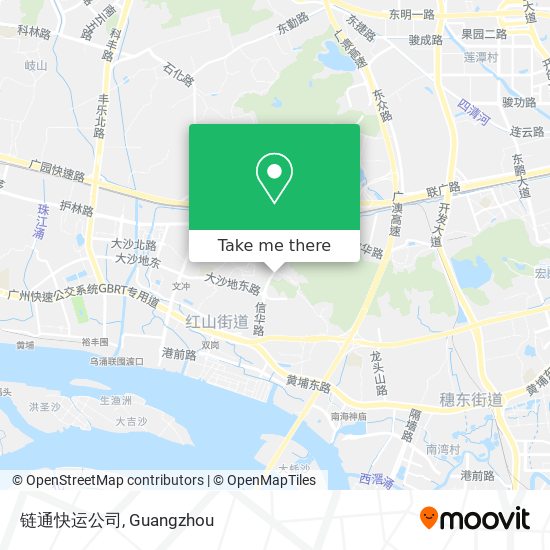 链通快运公司 map