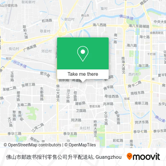 佛山市邮政书报刊零售公司升平配送站 map
