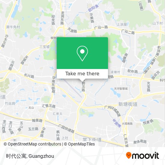 时代公寓 map