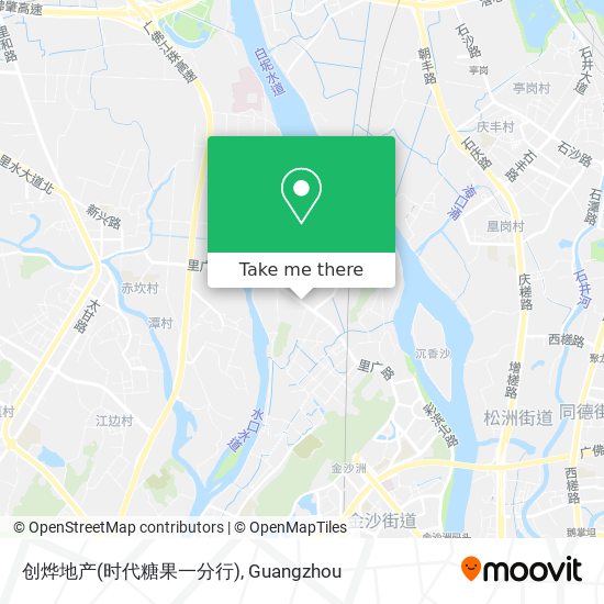 创烨地产(时代糖果一分行) map