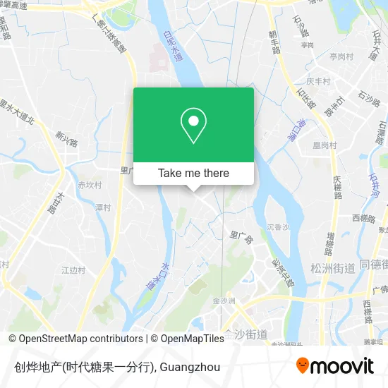 创烨地产(时代糖果一分行) map