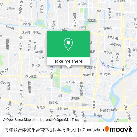 青年联合体·兆阳营销中心停车场(出入口) map